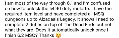[Spoiler: 6.1] How is the level 90 duty roulette .